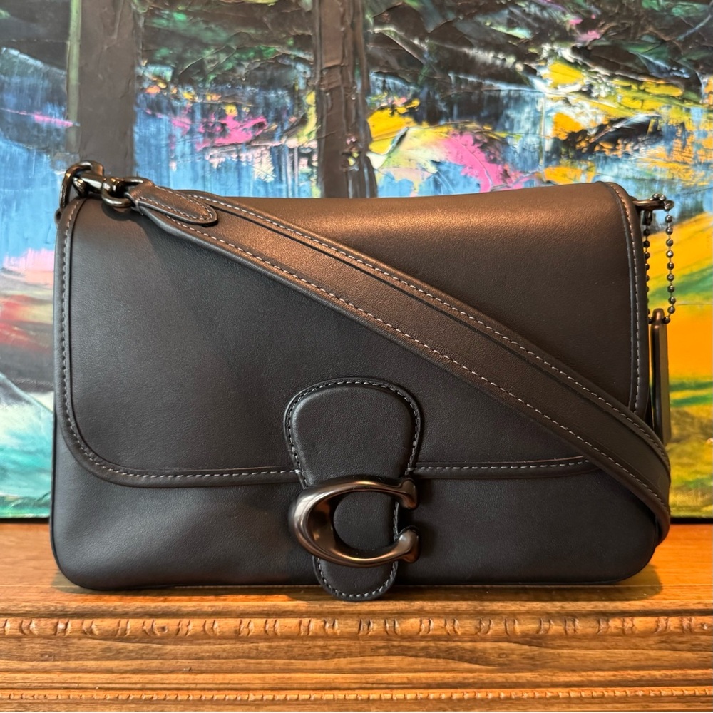 Coach Soft Tabby Shoulder Bag - Black - $450